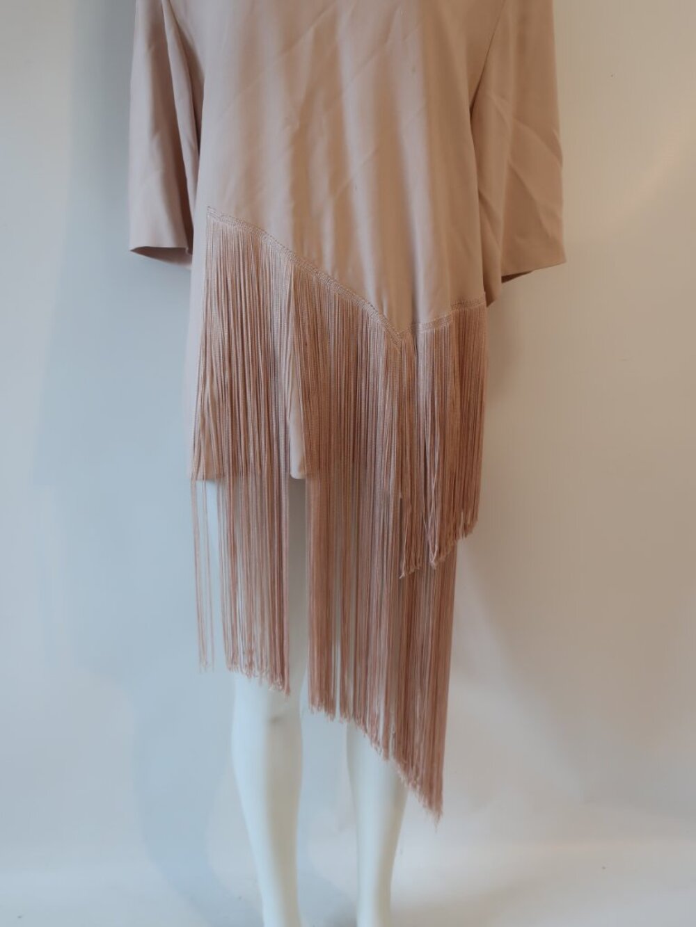 Stella McCartney Blush Fringe Asymmetric Tunic - Picture 5 of 16